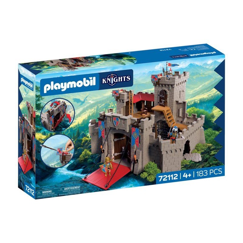 PLAYMOBIL 72112 Château-fort des chevaliers du Lion, Adventure les ch