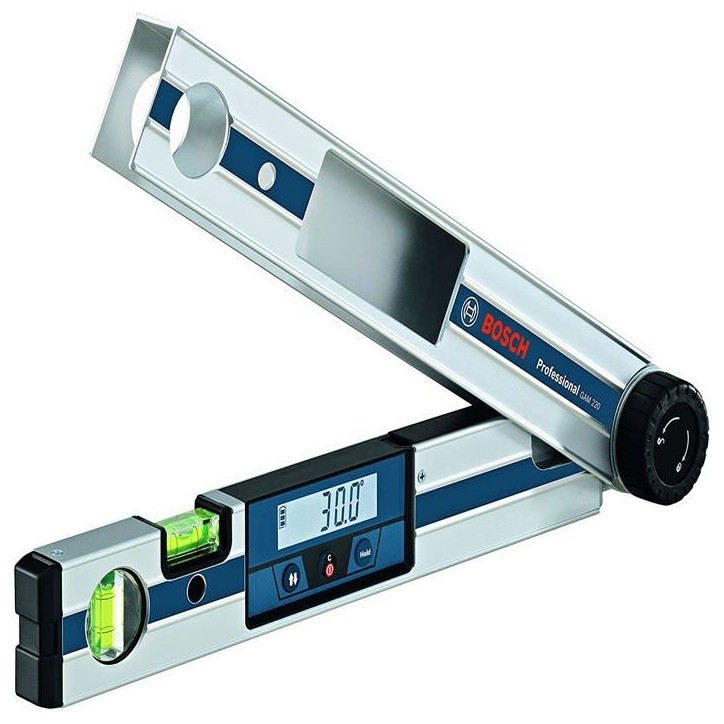 Mesureur d'angle - BOSCH - GAM 220 Professional - Précision ±0,1° - Longueur 40 cm - Plage 0-220° Mesureur d'angle - BOSCH - GAM 220 Professional - Précision ±0,1° - Longueur 40 cm - Plage 0-220°
