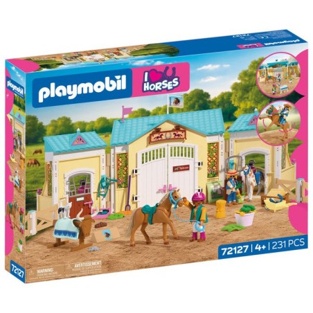PLAYMOBIL I love horses 72127 Grand centre équestre & 2 chevaux