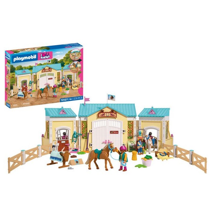 PLAYMOBIL I love horses 72127 Grand centre équestre & 2 chevaux