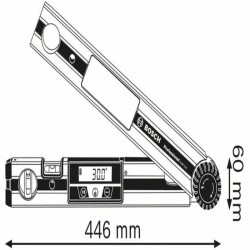 Mesureur d'angle - BOSCH - GAM 220 Professional - Précision ±0,1° -