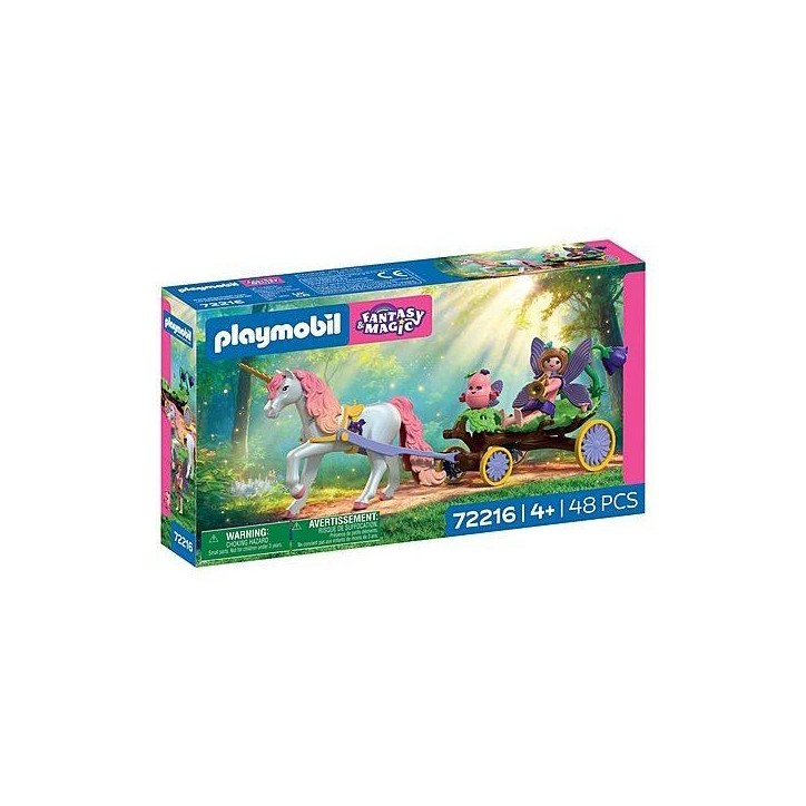 PLAYMOBIL 72216 Caleche des licornes, Fantasy & Magic, 48 pieces, des 4 ans