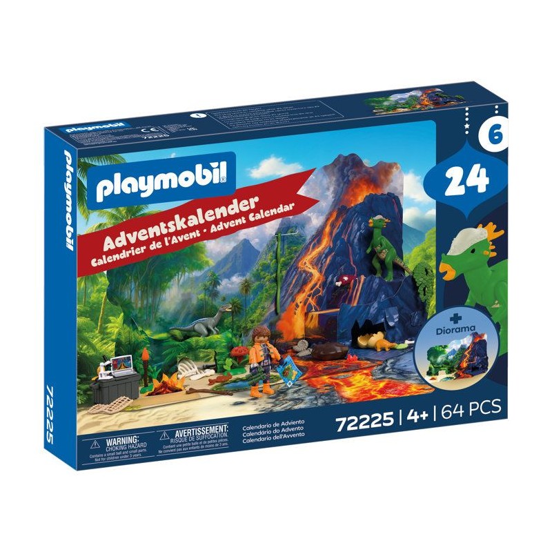 PLAYMOBIL 72225 Calendrier de l'Avent : Dinos