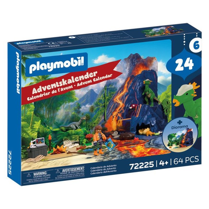 PLAYMOBIL 72225 Calendrier de l'Avent : Dinos
