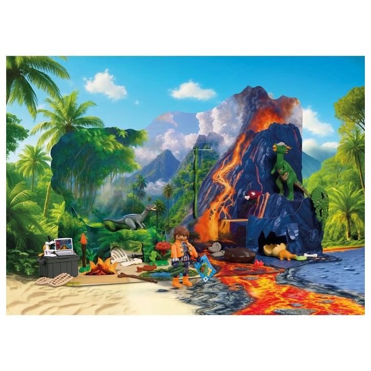 PLAYMOBIL 72225 Calendrier de l'Avent : Dinos