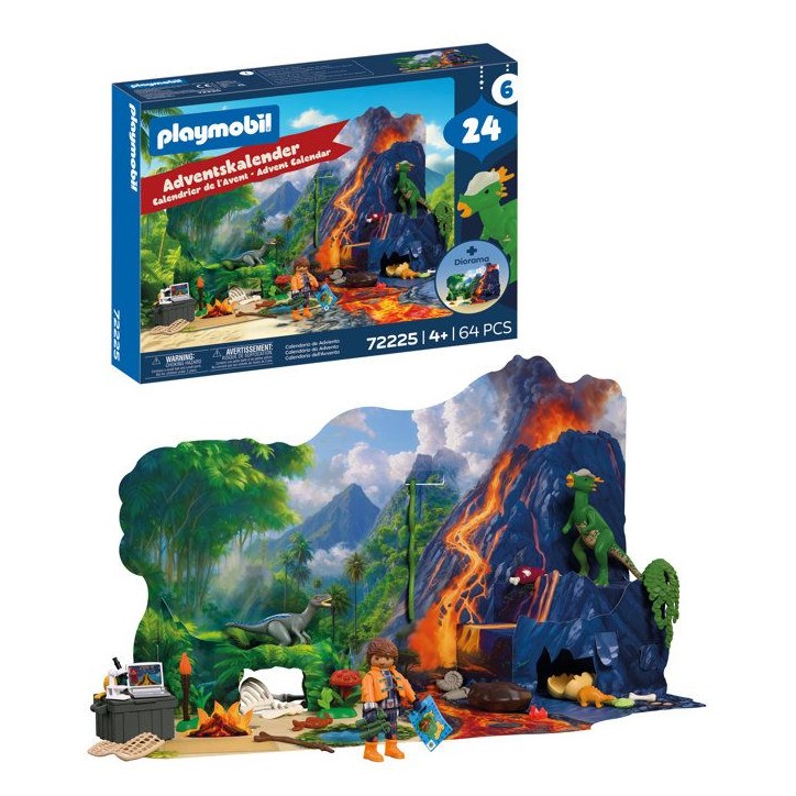 PLAYMOBIL 72225 Calendrier de l'Avent : Dinos