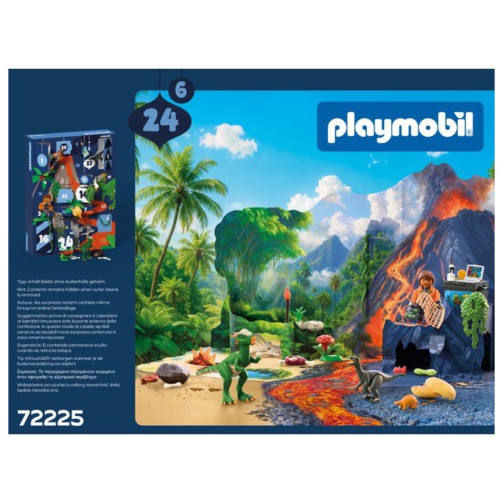 PLAYMOBIL 72225 Calendrier de l'Avent : Dinos