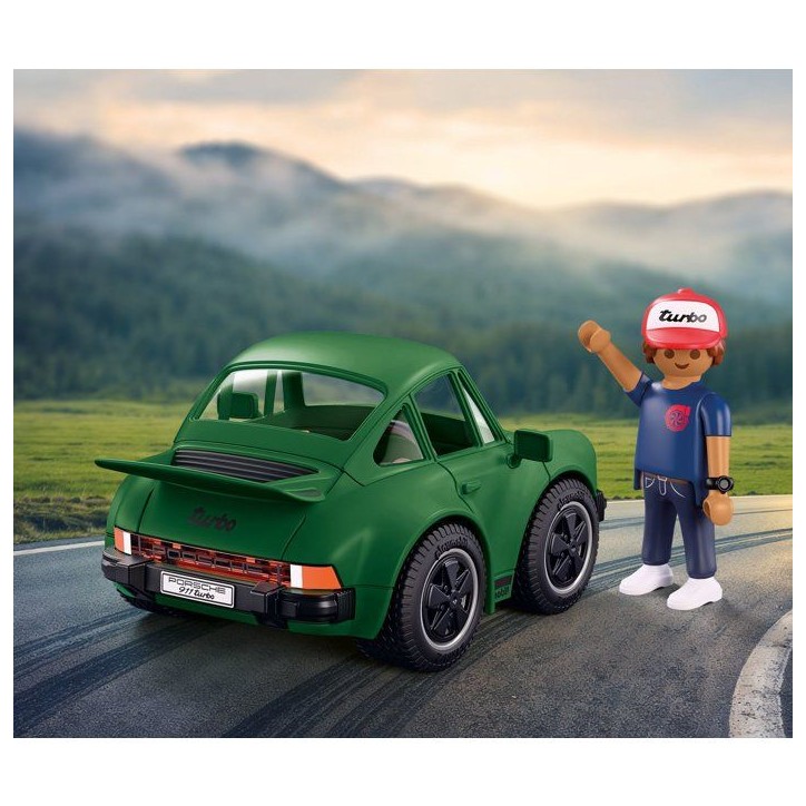 PLAYMOBIL 72239 Porsche 911 Turbo, Playmobil voiture Icon Cars, Classic Cars, 24 pieces, Kidulte, Des 14 ans