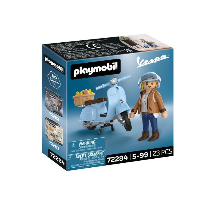 PLAYMOBIL 72284 Vespa 80eme anniversaire : Style Iconique, 18 pieces, Adulte, Kidulte, Classic cars, des 14 ans