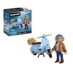 PLAYMOBIL 72284 Vespa 80eme anniversaire : Style Iconique, 18 pieces,