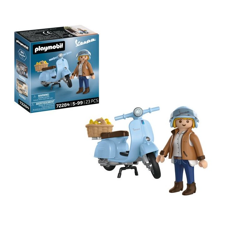 PLAYMOBIL 72284 Vespa 80eme anniversaire : Style Iconique, 18 pieces, Adulte, Kidulte, Classic cars, des 14 ans