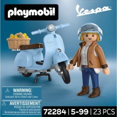 PLAYMOBIL 72284 Vespa 80eme anniversaire : Style Iconique, 18 pieces,