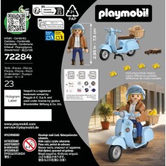 PLAYMOBIL 72284 Vespa 80eme anniversaire : Style Iconique, 18 pieces,