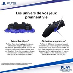 Manette sans fil DualSense– Midnight Black - Avec câble USB pour PC