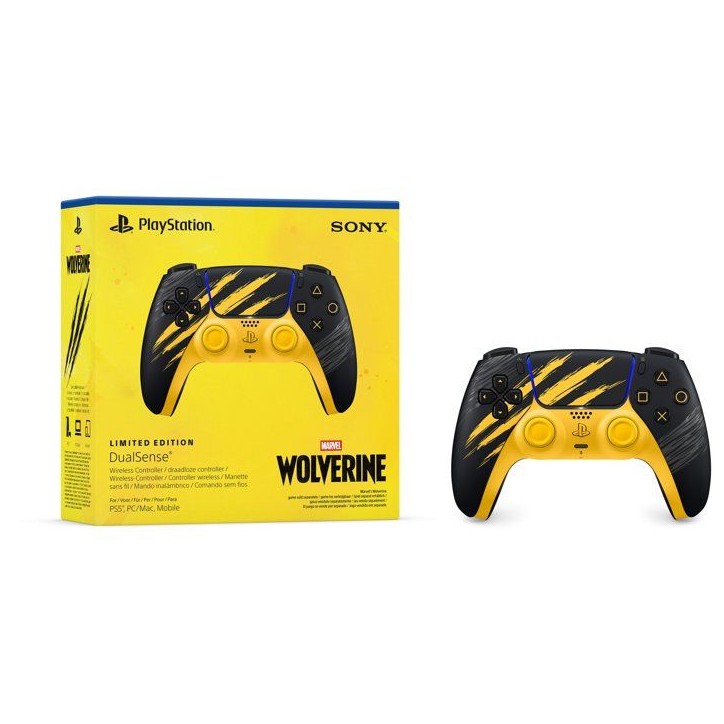 Manette sans fil DualSense - Édition limitée Marvel's Wolverine Jaune combat I PS5 et PC Manette sans fil DualSense - Édition limitée Marvel's Wolverine Jaune combat I PS5 et PC