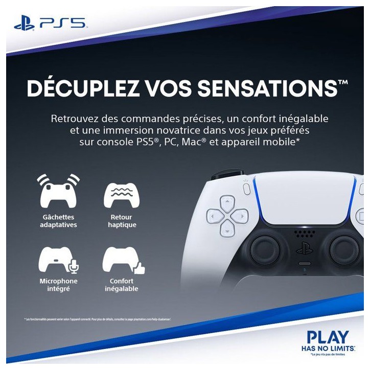 Manette sans fil DualSense - Édition limitée Marvel's Wolverine Jaune combat I PS5 et PC Manette sans fil DualSense - Édition limitée Marvel's Wolverine Jaune combat I PS5 et PC