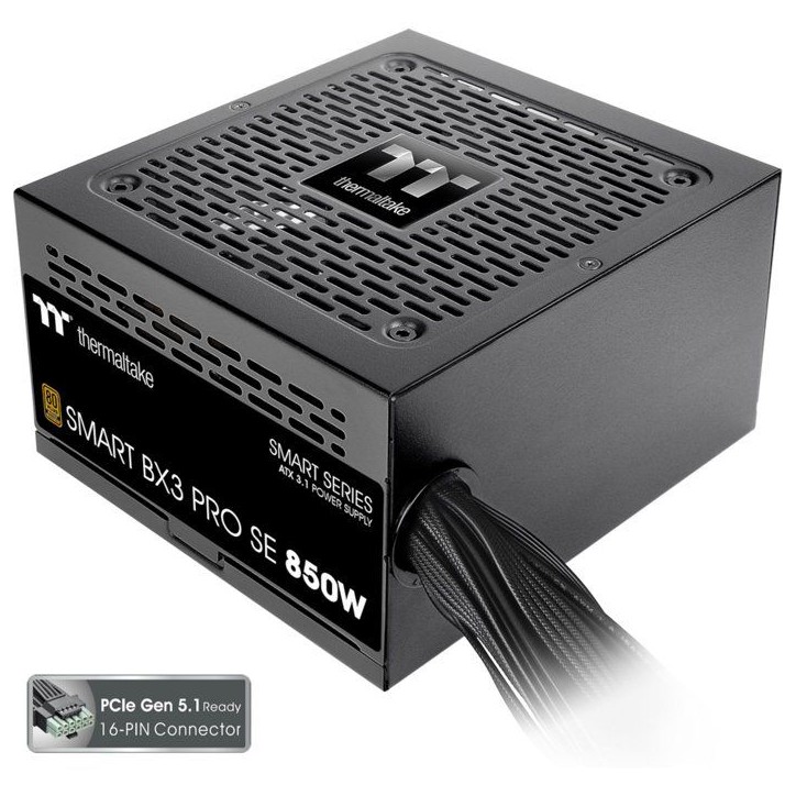 THERMALTAKE SMART BX3 Pro SE 850W - Alimentation PC - 850W ATX3.1 PCI-E 5.1 THERMALTAKE SMART BX3 Pro SE 850W - Alimentation PC - 850W ATX3.1 PCI-E 5.1