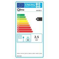 Poele a gaz - Qlima - GH 825 C - 1300 W a 2500 W - Gaz catalytique - A