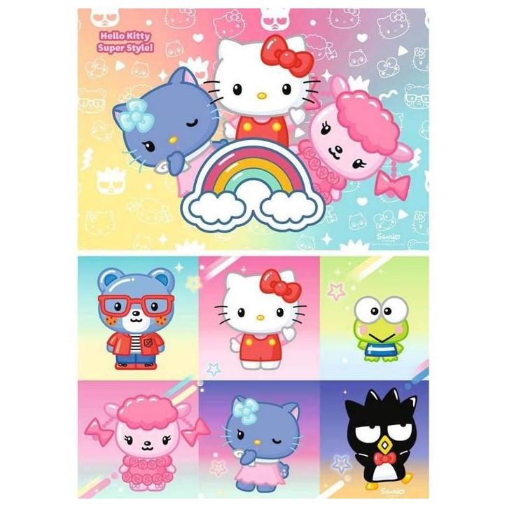 Puzzles 2 x 24 pieces : Hello Kitty Puzzles 2 x 24 pieces : Hello Kitty