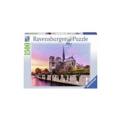 Puzzle 1500 pieces - RAVENSBURGER - Pittoresque Notre Dame - Paysage e