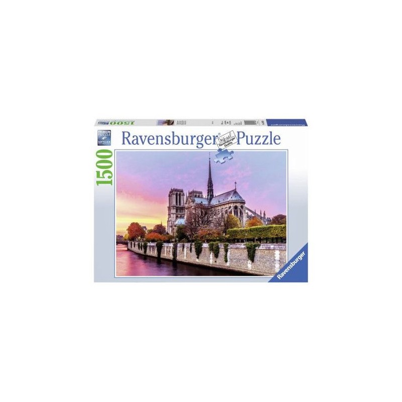 Puzzle 1500 pieces - RAVENSBURGER - Pittoresque Notre Dame - Paysage e