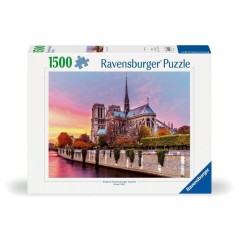 Puzzle 1500 pieces - RAVENSBURGER - Pittoresque Notre Dame - Paysage e