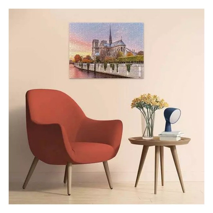 Puzzle 1500 pieces - RAVENSBURGER - Pittoresque Notre Dame - Paysage et nature - Garantie 2 ans Puzzle 1500 pieces - RAVENSBURGER - Pittoresque Notre Dame - Paysage et nature - Garantie 2 ans