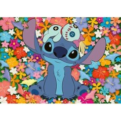 Puzzle - RAVENSBURGER - 1000 pieces - Stitch et Souillon - Intérieur