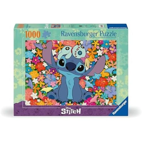 Puzzle - RAVENSBURGER - 1000 pieces - Stitch et Souillon - Intérieur - Adultes et enfants des 14 ans