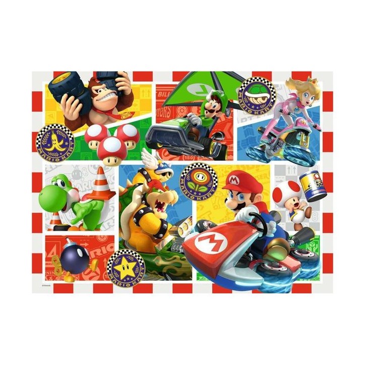Puzzle 150p XXL La course de Mario Kart Puzzle 150p XXL La course de Mario Kart