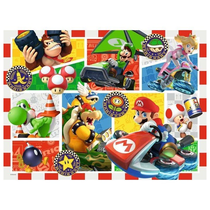 Puzzle 150p XXL La course de Mario Kart Puzzle 150p XXL La course de Mario Kart