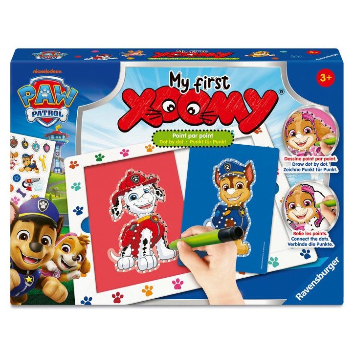 Ravensburger – My First Xoomy Pat'Patrouille – Point par Point – Mes premiers dessins – Dessin – Loisir créatif-Des 3 Ravensburger – My First Xoomy Pat'Patrouille – Point par Point – Mes premiers dessins – Dessin – Loisir créatif-Des 3
