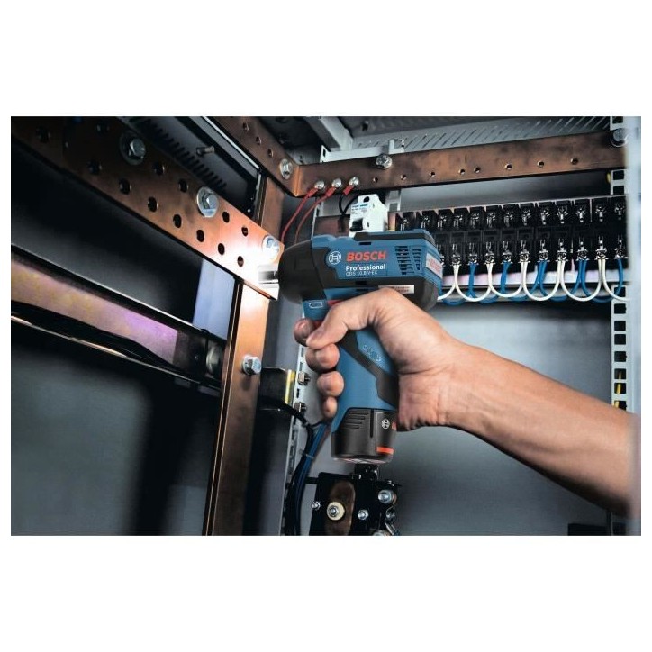 Boulonneuse a choc 12V Bosch GDS 12V-115 Professional (sans batterie ni chargeur) + coffret L-BOXX - BOSCH - 06019E0102