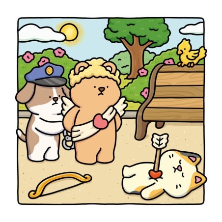 Ravensburger – Cozy coloring – Silly crimes – Coloriage adulte