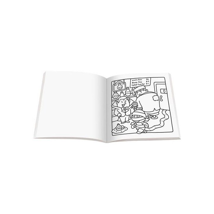 Ravensburger – Cozy coloring – Silly Spooky – Coloriage adulte – Activité détente et créative – 48136 Ravensburger – Cozy coloring – Silly Spooky – Coloriage adulte – Activité détente et créative – 48136