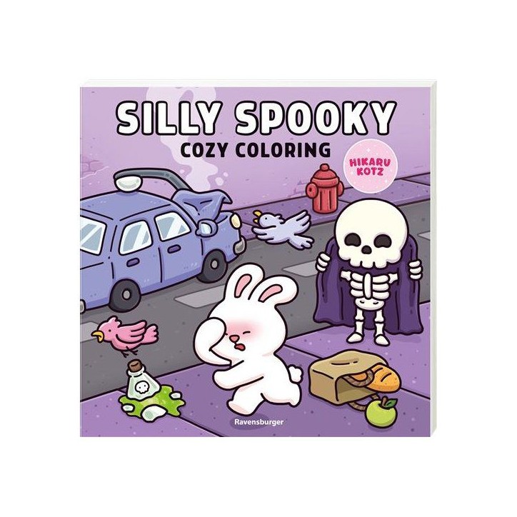Ravensburger – Cozy coloring – Silly Spooky – Coloriage adulte – Activité détente et créative – 48136 Ravensburger – Cozy coloring – Silly Spooky – Coloriage adulte – Activité détente et créative – 48136