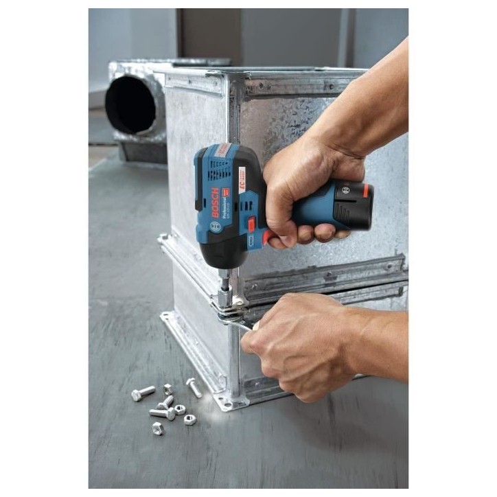 Boulonneuse a choc 12V Bosch GDS 12V-115 Professional (sans batterie ni chargeur) + coffret L-BOXX - BOSCH - 06019E0102