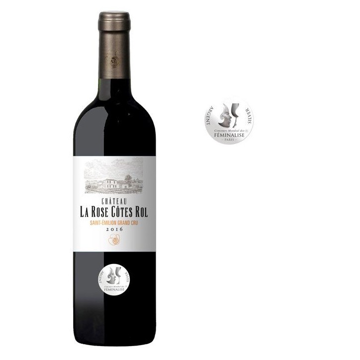 Château La Rose Côtes Rol 2016 Saint-Emilion Grand Cru - Vin rouge de Bordeaux
