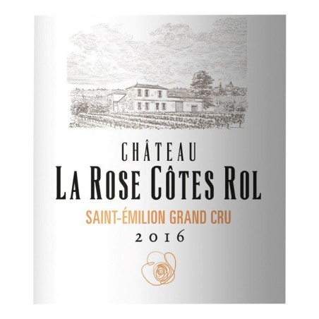 Château La Rose Côtes Rol 2016 Saint-Emilion Grand Cru - Vin rouge de Bordeaux