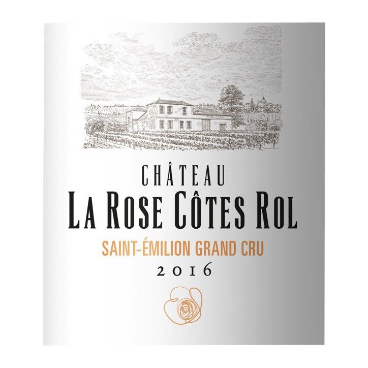 Château La Rose Côtes Rol 2016 Saint-Emilion Grand Cru - Vin rouge de Bordeaux
