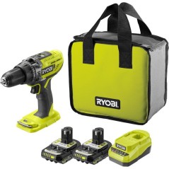 RYOBI Perceuse-visseuse a percussion 18V ONE+ 50Nm - batterie 2Ah + ch