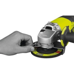 RYOBI Meuleuse d'angle 18V ONE+ Ø115 mm - batterie 4Ah + chargeur - s