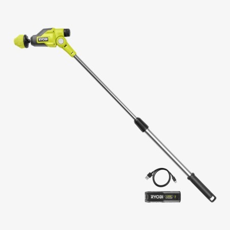 RYOBI Brosse de nettoyage télescopique 4V USB Lithium - batterie 2Ah