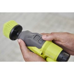 RYOBI Brosse de nettoyage télescopique 4V USB Lithium - batterie 2Ah
