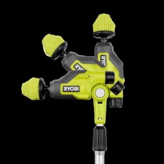RYOBI Brosse de nettoyage télescopique 4V USB Lithium - batterie 2Ah