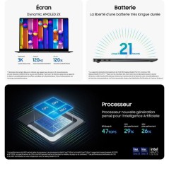 PC portable - SAMSUNG - Galaxy Book 5 Pro - 14'' - Intel Core Ultra 7