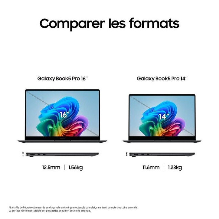 PC portable - SAMSUNG - Galaxy Book 5 Pro - 14'' - Intel Core Ultra 7 - 16 Go RAM - 1To SSD - AZERTY PC portable - SAMSUNG - Galaxy Book 5 Pro - 14'' - Intel Core Ultra 7 - 16 Go RAM - 1To SSD - AZERTY