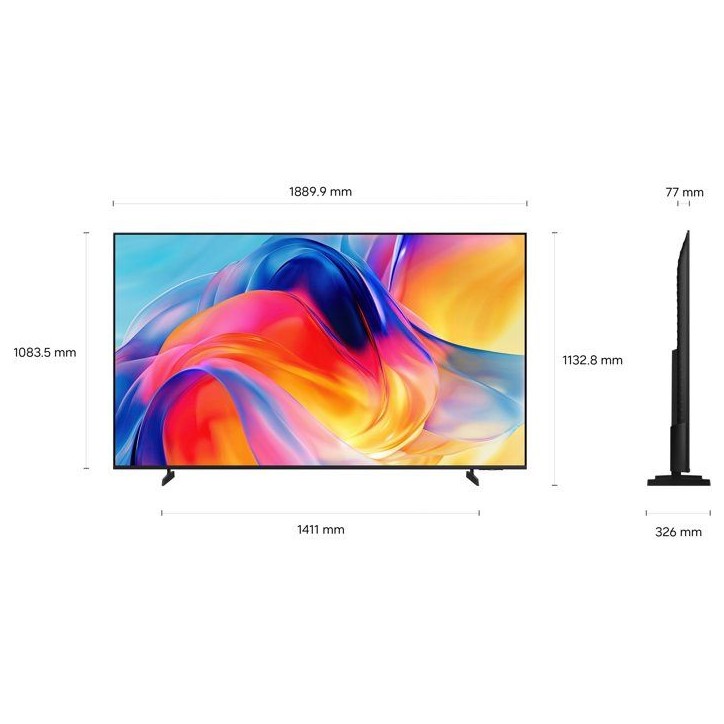 Samsung 85M73H - TV MiniLED 85 (216 cm) - 4K UHD 3840x2160 - Gaming Hub - Smart TV - 3xHDMI - WiFi Samsung 85M73H - TV MiniLED 85 (216 cm) - 4K UHD 3840x2160 - Gaming Hub - Smart TV - 3xHDMI - WiFi