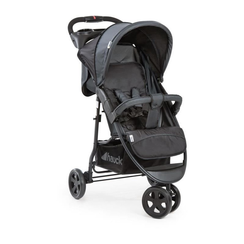 HAUCK - Poussette compacte - CITI NEO II - 3 roues - Caviar / Stone HAUCK - Poussette compacte - CITI NEO II - 3 roues - Caviar / Stone