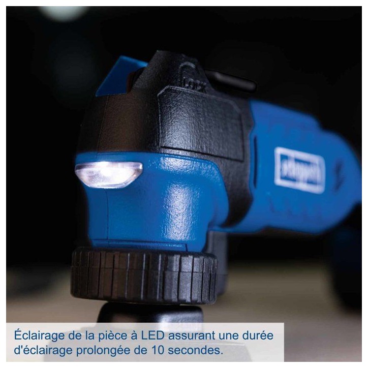 Outil multifonction sans fil C-MT40-X - pour scier, couper, racler, poncer - SCHEPPACH 20V IXES - Batterie 2Ah + chargeur 2.4A Outil multifonction sans fil C-MT40-X - pour scier, couper, racler, poncer - SCHEPPACH 20V IXES - Batterie 2Ah + chargeur 2.4A